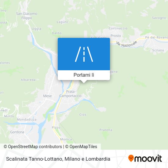 Mappa Scalinata Tanno-Lottano