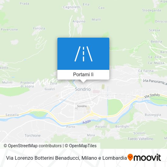 Mappa Via Lorenzo Botterini Benaducci