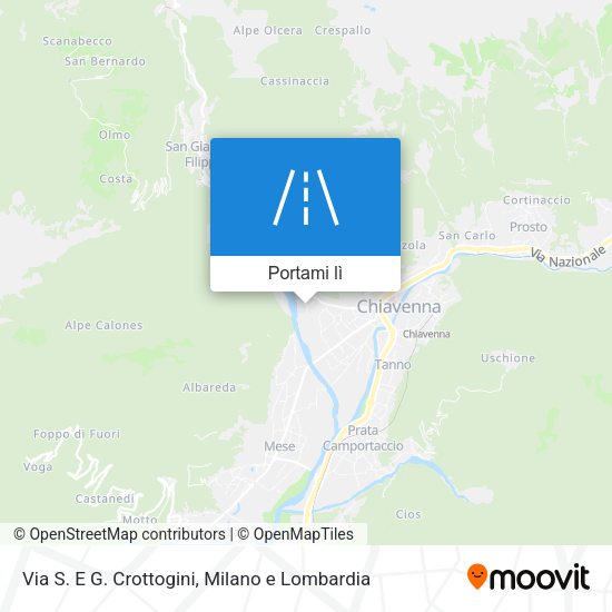 Mappa Via S. E G. Crottogini