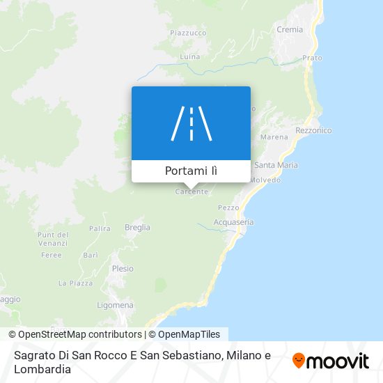 Mappa Sagrato Di San Rocco E San Sebastiano