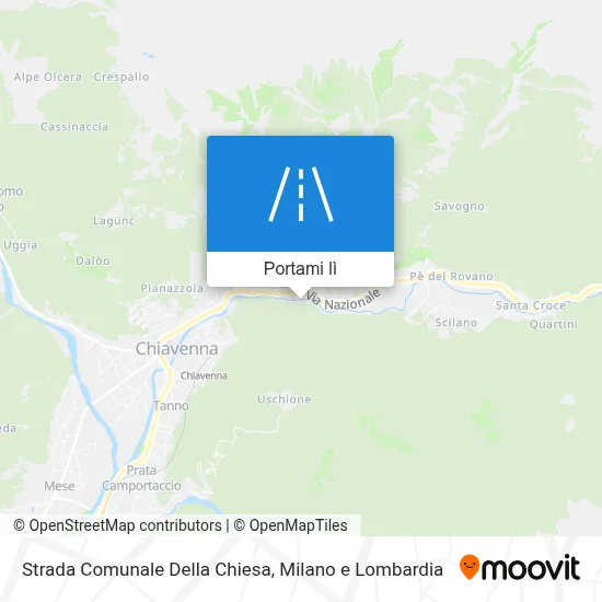 Mappa Strada Comunale Della Chiesa