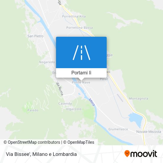 Mappa Via Bissee'