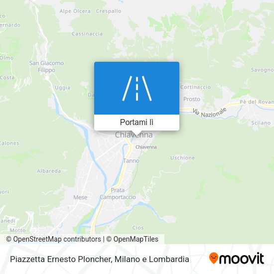 Mappa Piazzetta Ernesto Ploncher