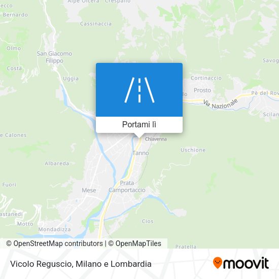 Mappa Vicolo Reguscio