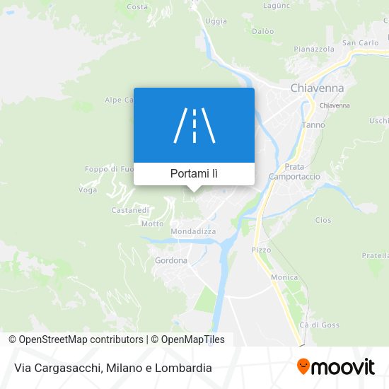 Mappa Via Cargasacchi