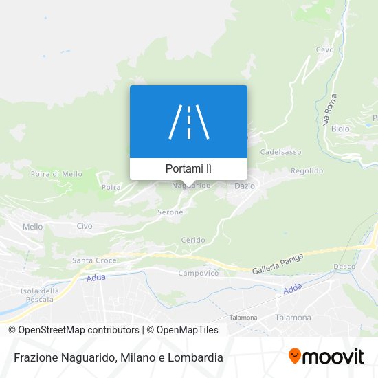 Mappa Frazione Naguarido