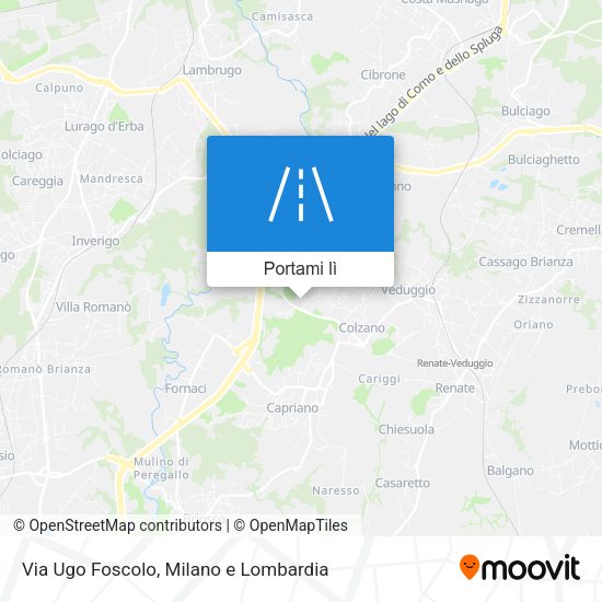 Mappa Via Ugo Foscolo