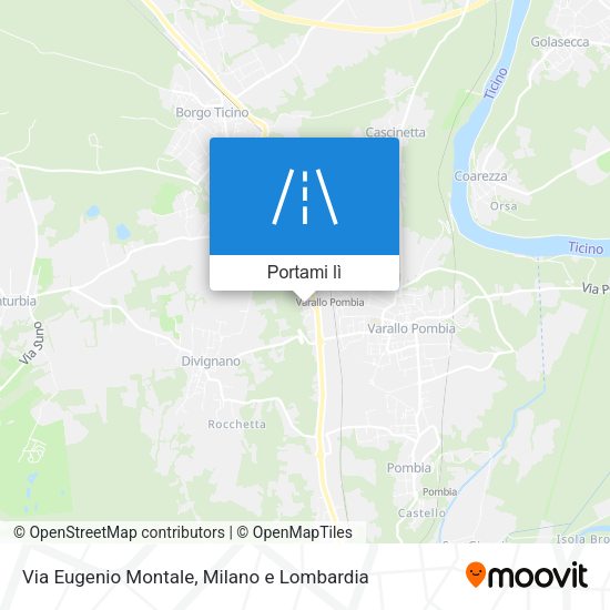 Mappa Via Eugenio Montale
