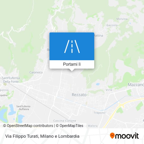 Mappa Via Filippo Turati