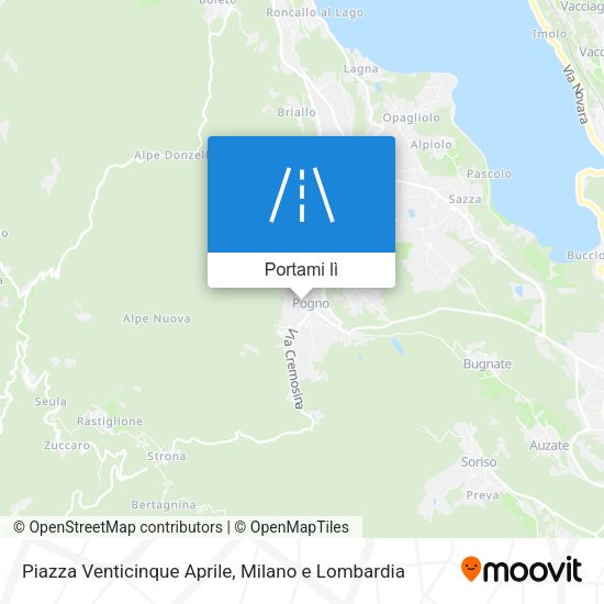 Mappa Piazza Venticinque Aprile