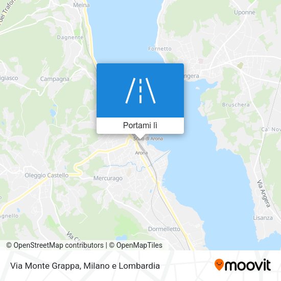 Mappa Via Monte Grappa