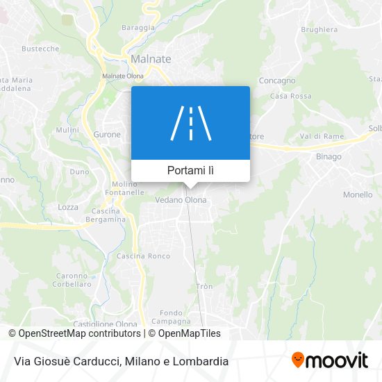Mappa Via Giosuè Carducci