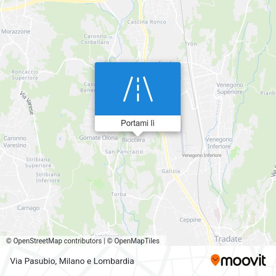 Mappa Via Pasubio