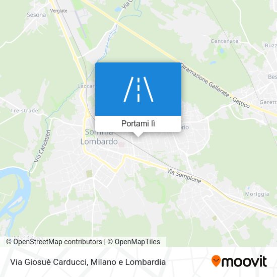 Mappa Via Giosuè Carducci