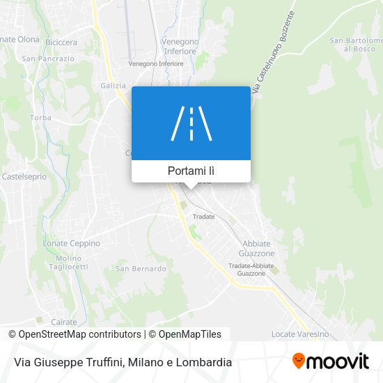 Mappa Via Giuseppe Truffini