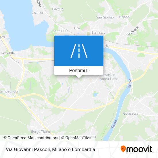 Mappa Via Giovanni Pascoli