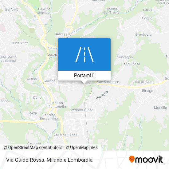 Mappa Via Guido Rossa