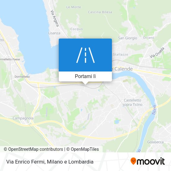 Mappa Via Enrico Fermi