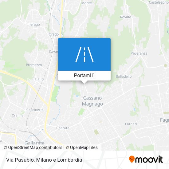 Mappa Via Pasubio