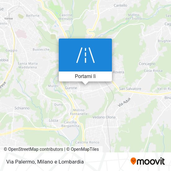 Mappa Via Palermo
