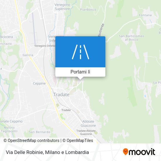 Mappa Via Delle Robinie