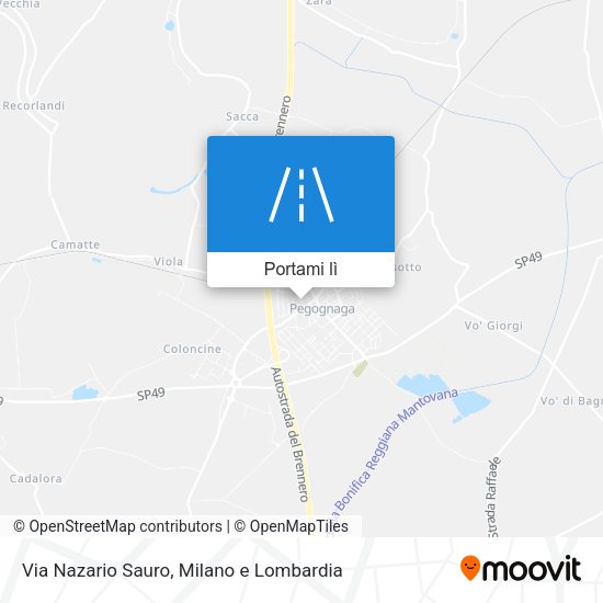 Mappa Via Nazario Sauro