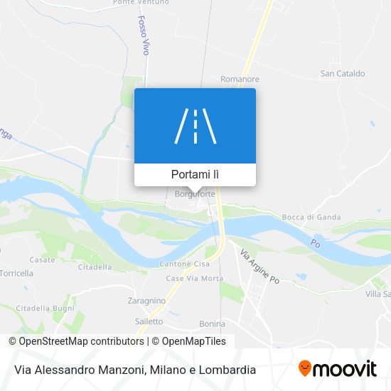 Mappa Via Alessandro Manzoni