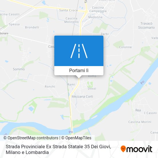 Mappa Strada Provinciale Ex Strada Statale 35 Dei Giovi
