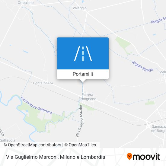 Mappa Via Guglielmo Marconi