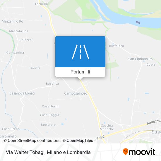 Mappa Via Walter Tobagi