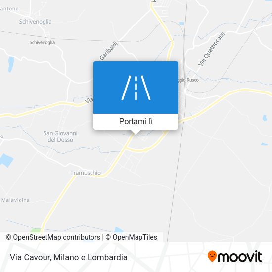 Mappa Via Cavour