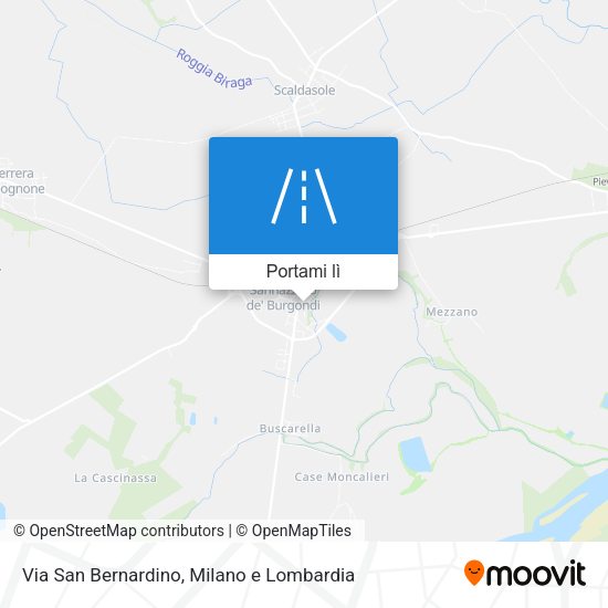 Mappa Via San Bernardino