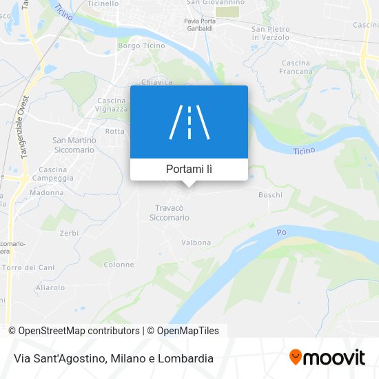 Mappa Via Sant'Agostino