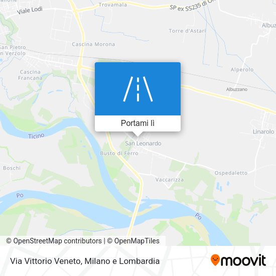 Mappa Via Vittorio Veneto