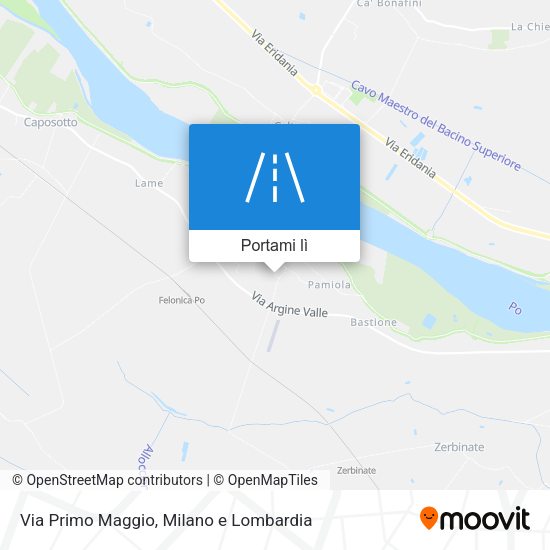 Mappa Via Primo Maggio