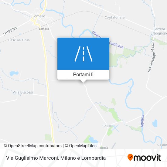 Mappa Via Guglielmo Marconi