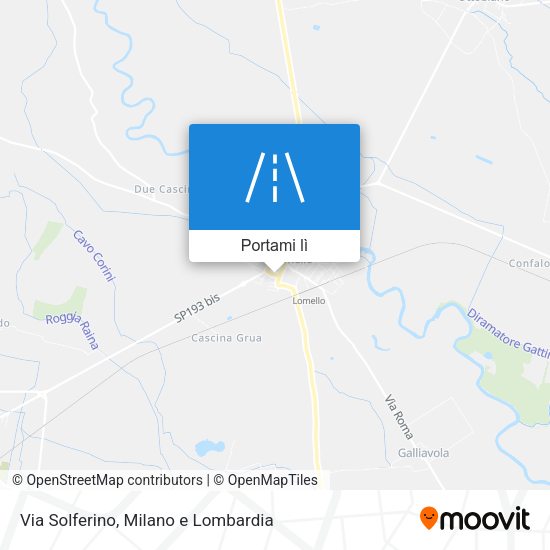 Mappa Via Solferino