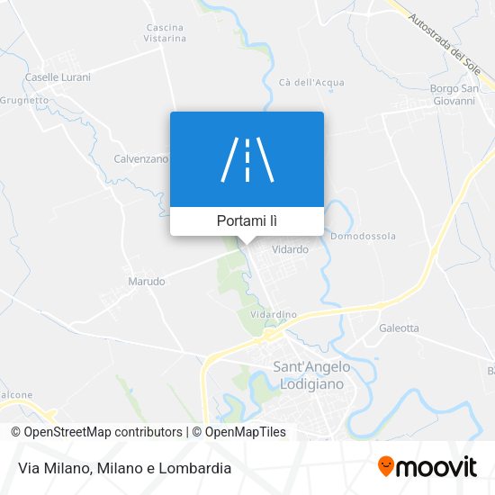 Mappa Via Milano