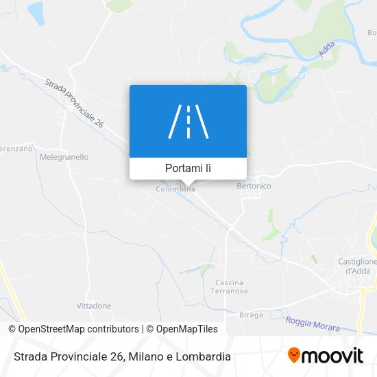 Mappa Strada Provinciale 26