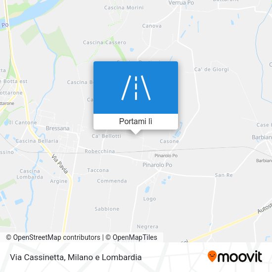 Mappa Via Cassinetta