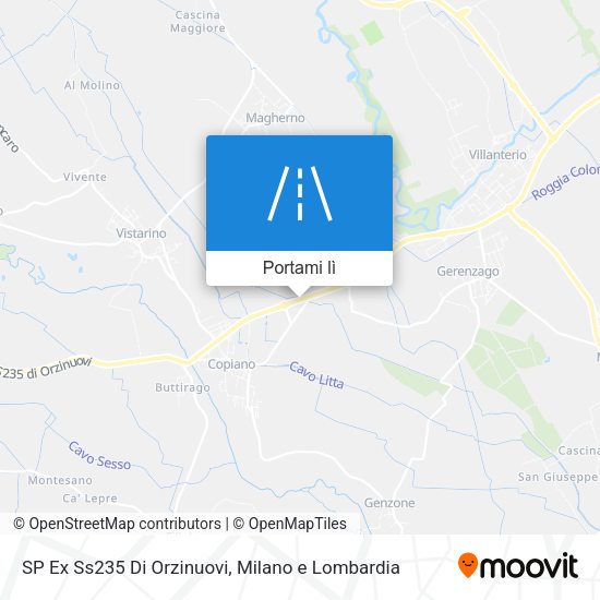 Mappa SP Ex Ss235 Di Orzinuovi