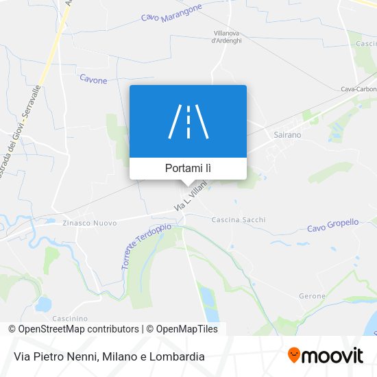 Mappa Via Pietro Nenni