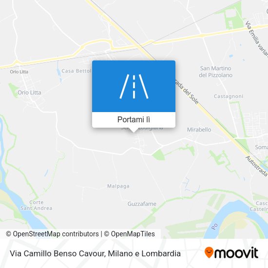 Mappa Via Camillo Benso Cavour