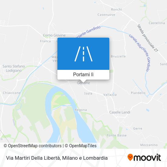 Mappa Via Martiri Della Libertà