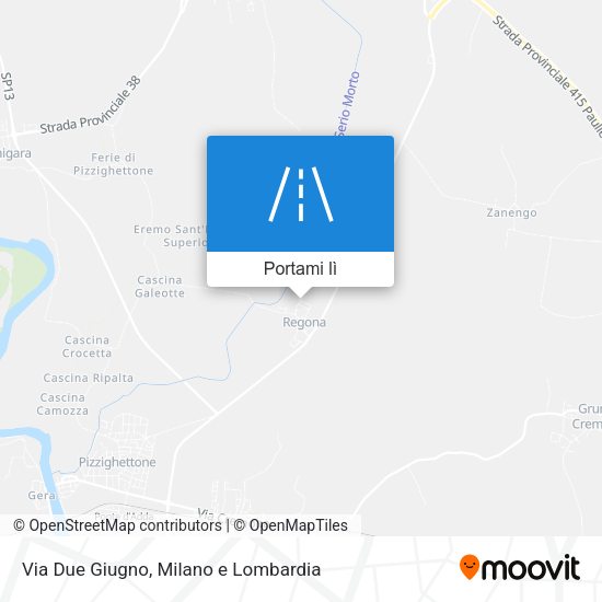 Mappa Via Due Giugno