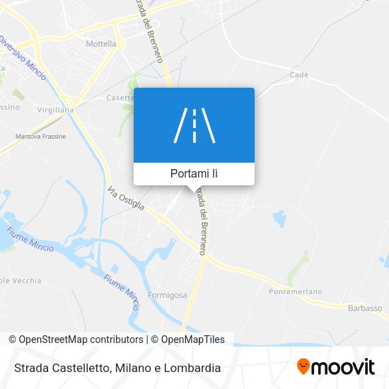 Mappa Strada Castelletto