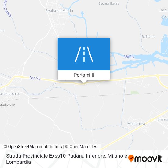 Mappa Strada Provinciale Exss10 Padana Inferiore