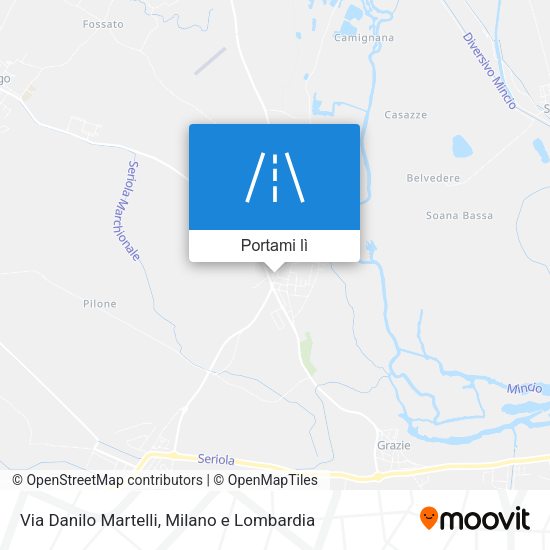 Mappa Via Danilo Martelli