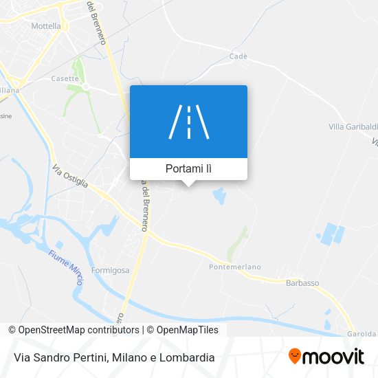 Mappa Via Sandro Pertini