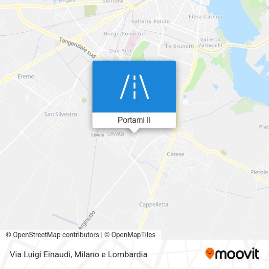 Mappa Via Luigi Einaudi